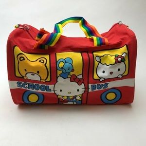 NWT LOUNGEFLY X HELLO KITTY CON 2014 'SCHOOL BUS' BAG